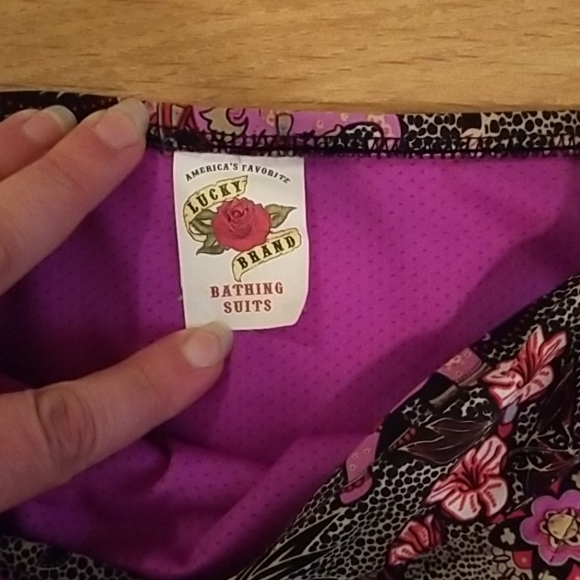 *LAST CHANCE* Lucky Brand Floral Bikini Bottom - Picture 2 of 3